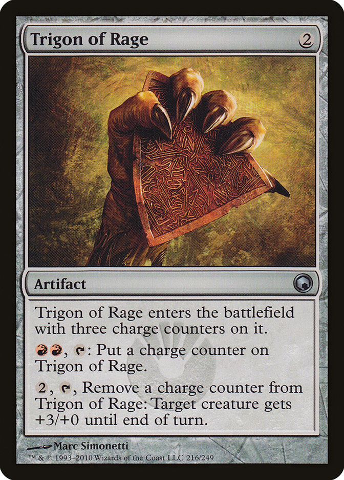 Trigon of Rage [Scars of Mirrodin] | Good Games Cannington