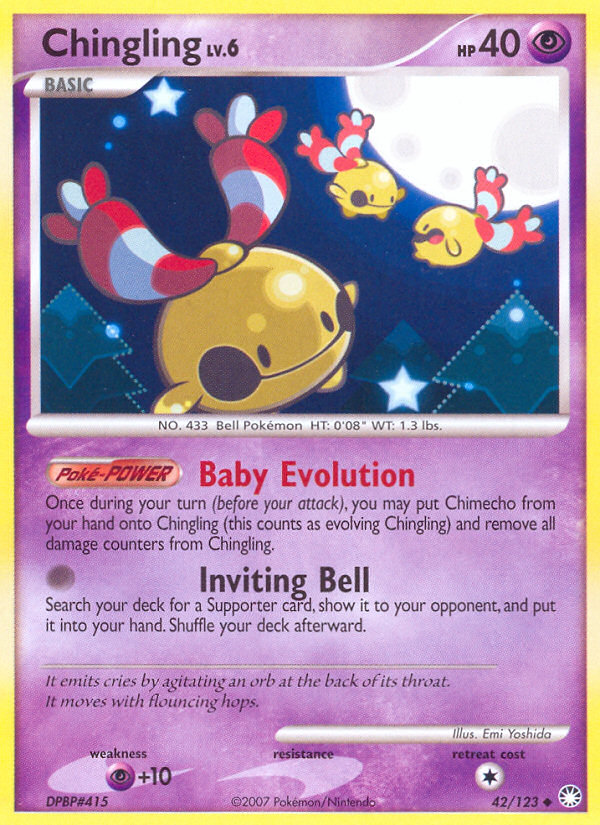 Chingling (42/123) [Diamond & Pearl: Mysterious Treasures] | Good Games Cannington