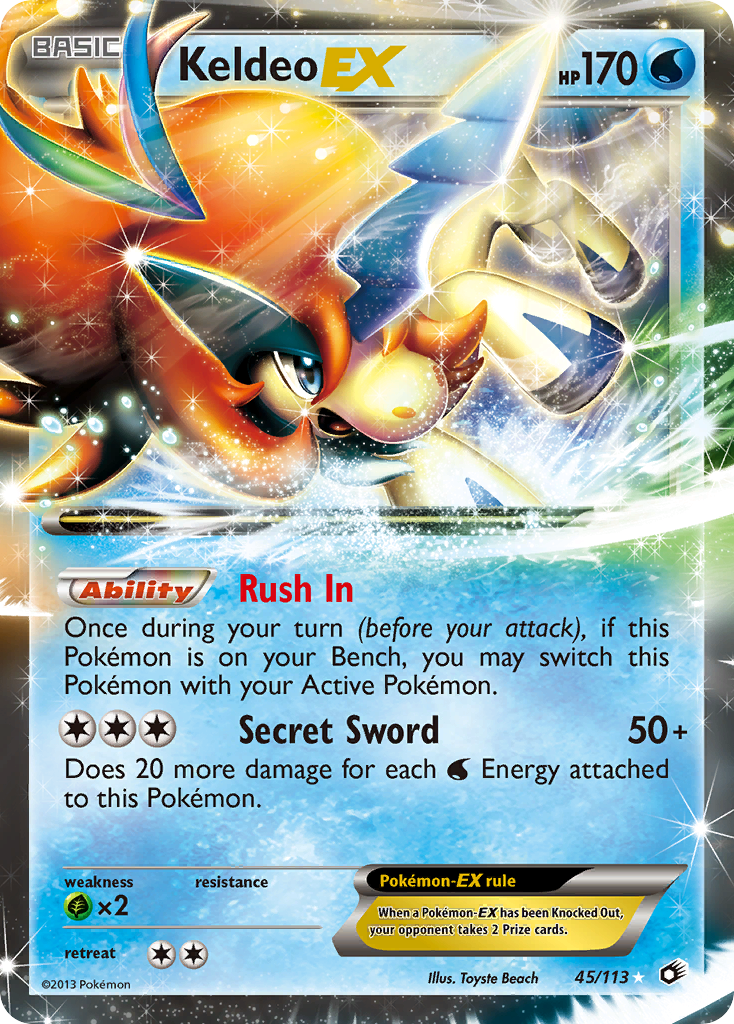 Keldeo EX (45/113) [Black & White: Legendary Treasures] | Good Games Cannington