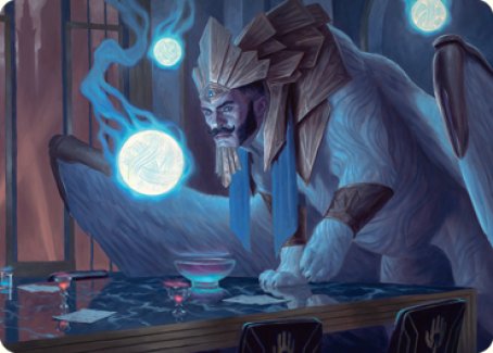 Tivit, Seller of Secrets Art Card [Streets of New Capenna Art Series] | Good Games Cannington