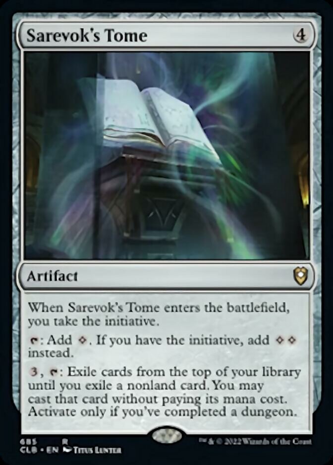 Sarevok's Tome [Commander Legends: Battle for Baldur's Gate] | Good Games Cannington