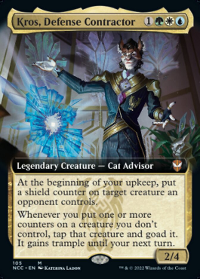 Kros, Defense Contractor (Extended Art) [Streets of New Capenna Commander] | Good Games Cannington