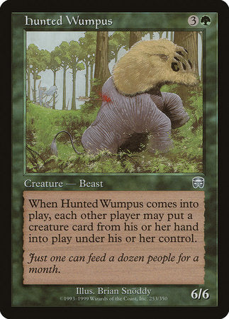 Hunted Wumpus [Mercadian Masques] | Good Games Cannington