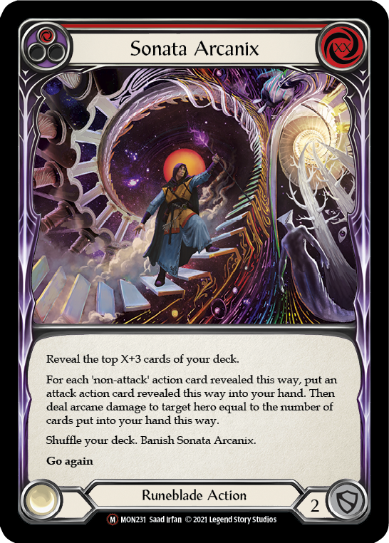 Sonata Arcanix [U-MON231-RF] Unlimited Rainbow Foil | Good Games Cannington