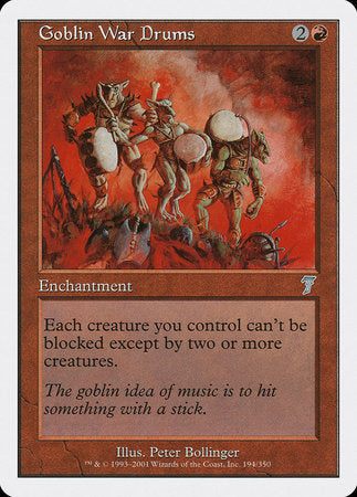 Goblin War Drums [Seventh Edition] | Good Games Cannington