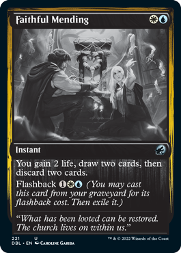 Faithful Mending [Innistrad: Double Feature] | Good Games Cannington