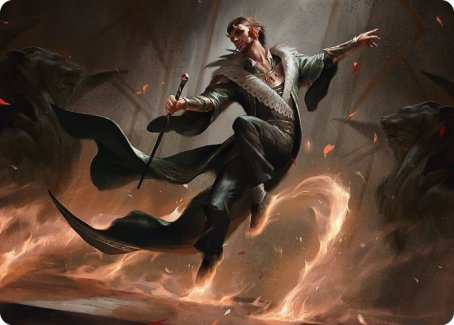 Fleetfoot Dancer Art Card [Streets of New Capenna Art Series] | Good Games Cannington