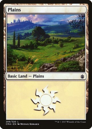 Plains (289) [Commander Anthology] | Good Games Cannington