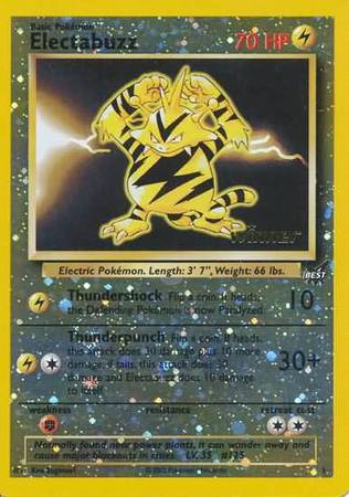 Electabuzz (1) (Winner) [Best of Promos] | Good Games Cannington