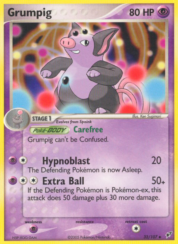 Grumpig (32/107) [EX: Deoxys] | Good Games Cannington