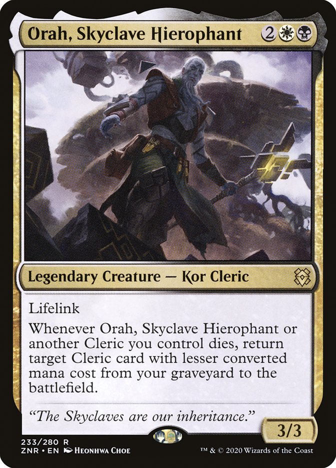 Orah, Skyclave Hierophant [Zendikar Rising] | Good Games Cannington
