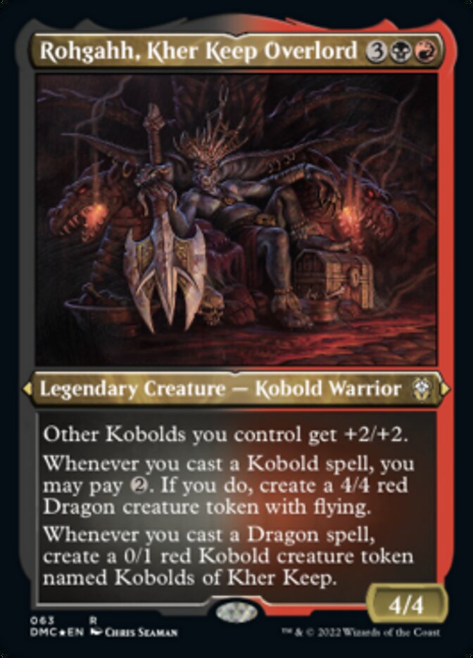 Rohgahh, Kher Keep Overlord (Foil Etched) [Dominaria United Commander] | Good Games Cannington
