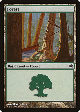 Forest (71) [Duel Decks: Phyrexia vs. the Coalition] | Good Games Cannington