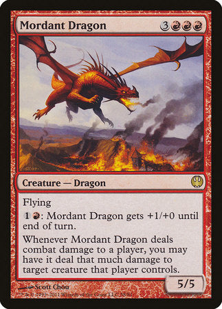 Mordant Dragon [Duel Decks: Knights vs. Dragons] | Good Games Cannington
