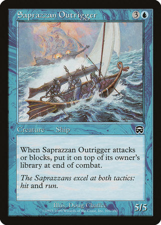 Saprazzan Outrigger [Mercadian Masques] | Good Games Cannington