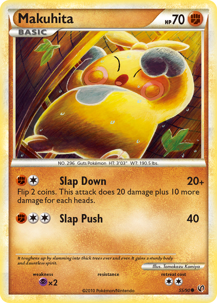 Makuhita (55/90) [HeartGold & SoulSilver: Undaunted] | Good Games Cannington