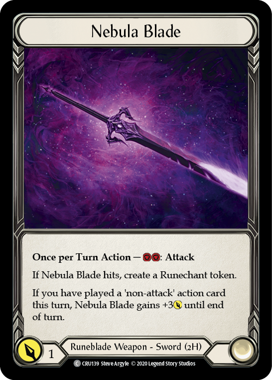 Nebula Blade [CRU139] 1st Edition Normal | Good Games Cannington