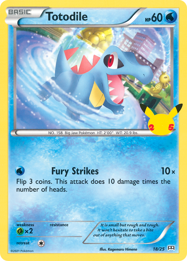 Totodile (18/25) [McDonald's 25th Anniversary] | Good Games Cannington