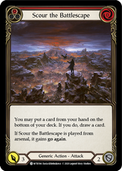 Scour the Battlescape (Red) [U-WTR194] (Welcome to Rathe Unlimited)  Unlimited Rainbow Foil | Good Games Cannington