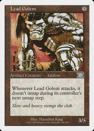 Lead Golem [Classic Sixth Edition] | Good Games Cannington