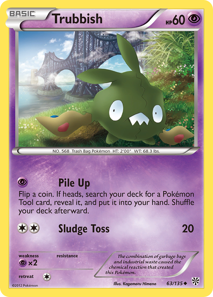 Trubbish (63/135) [Black & White: Plasma Storm] | Good Games Cannington