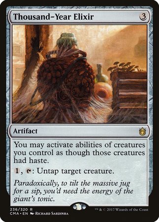 Thousand-Year Elixir [Commander Anthology] | Good Games Cannington