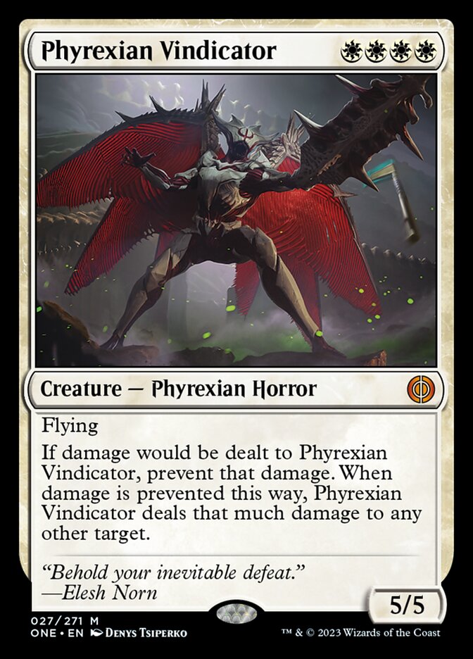 Phyrexian Vindicator [Phyrexia: All Will Be One] | Good Games Cannington