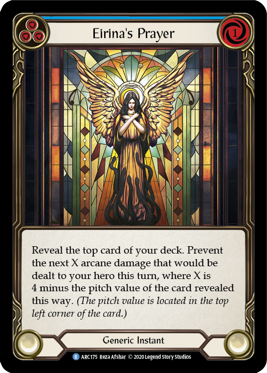 Eirina's Prayer (Blue) [U-ARC175] Unlimited Normal | Good Games Cannington