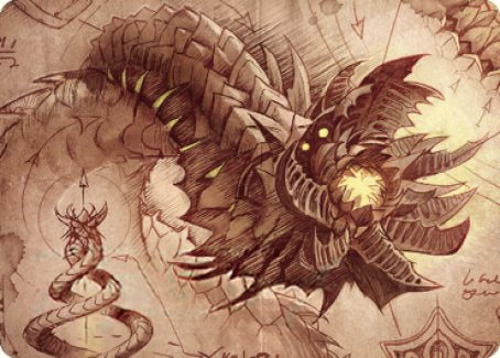 Wurmcoil Engine Art Card [The Brothers' War Art Series] | Good Games Cannington