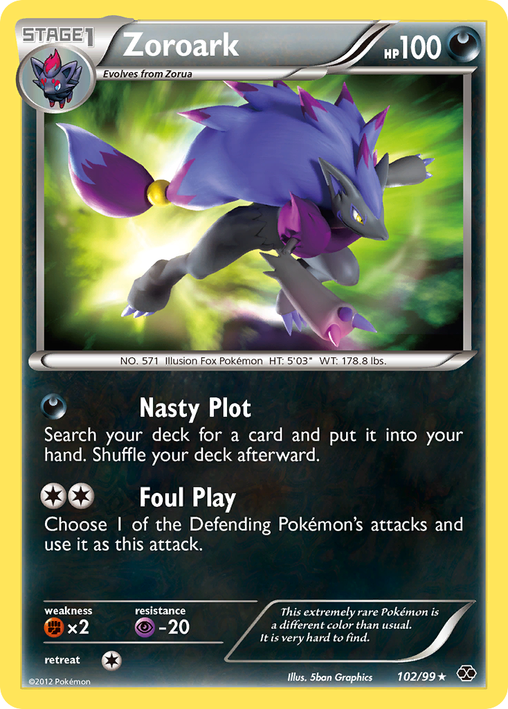 Zoroark (102/99) [Black & White: Next Destinies] | Good Games Cannington