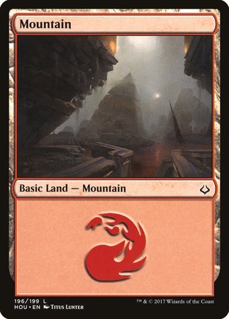 Mountain (196) [Hour of Devastation] | Good Games Cannington