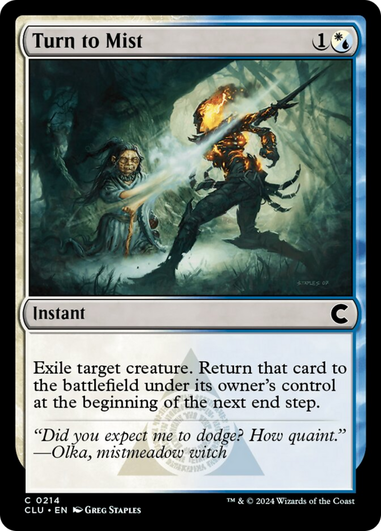 Turn to Mist [Ravnica: Clue Edition] | Good Games Cannington