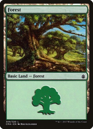 Forest (309) [Commander Anthology] | Good Games Cannington