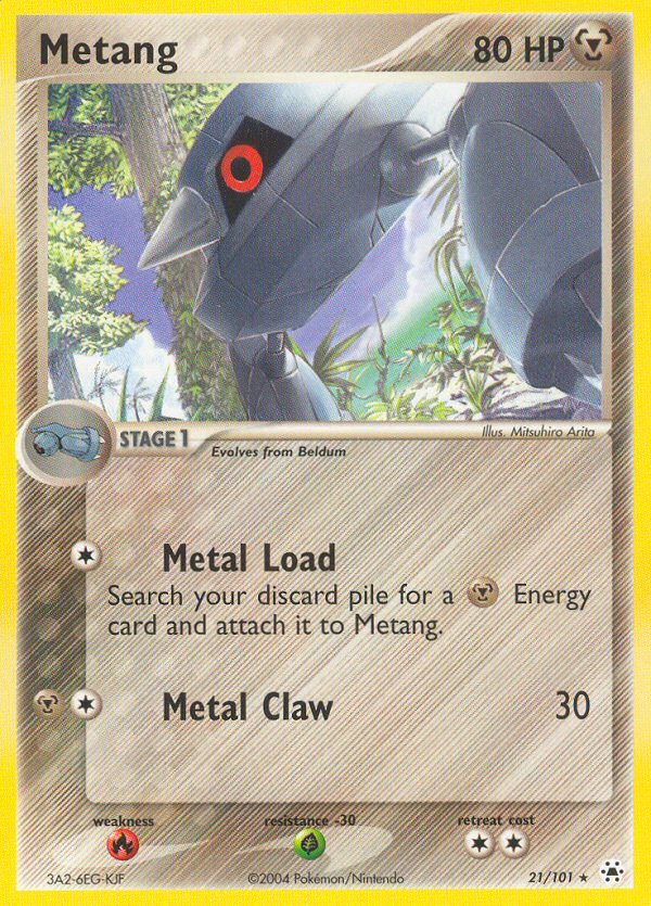 Metang (21/101) [EX: Hidden Legends] | Good Games Cannington