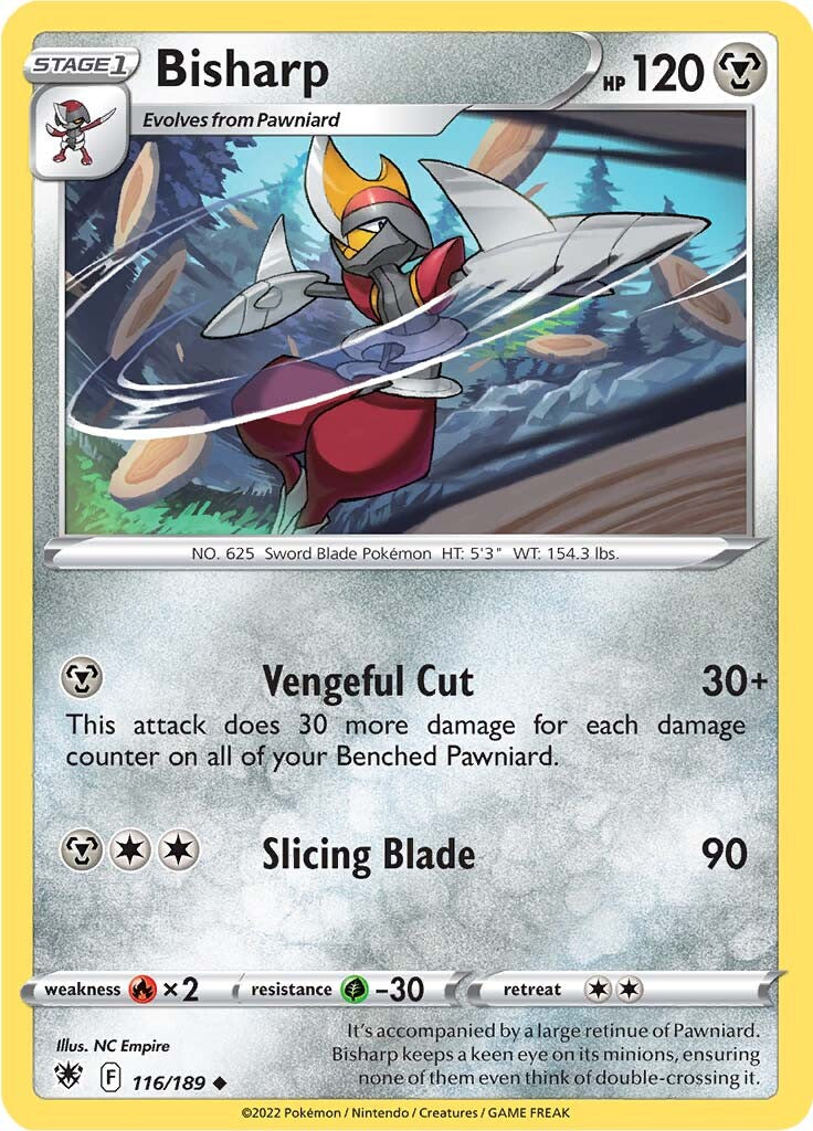 Bisharp (116/189) [Sword & Shield: Astral Radiance] | Good Games Cannington
