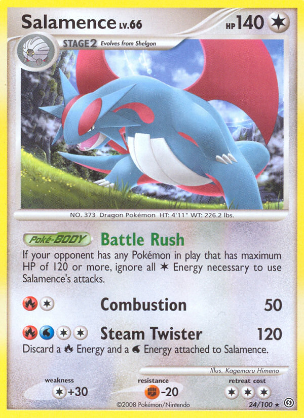 Salamence (24/100) [Diamond & Pearl: Stormfront] | Good Games Cannington