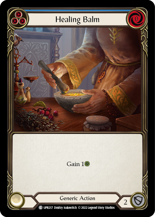 Healing Balm (Blue) [UPR217] (Uprising)  Rainbow Foil | Good Games Cannington