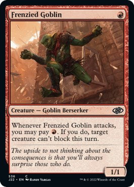 Frenzied Goblin [Jumpstart 2022] | Good Games Cannington