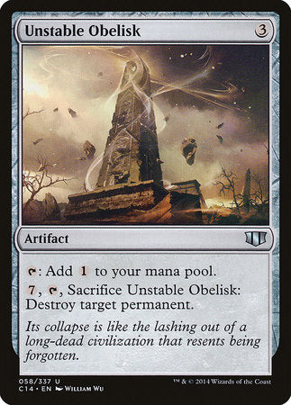 Unstable Obelisk [Commander 2014] | Good Games Cannington