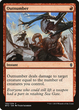 Outnumber [Battle for Zendikar] | Good Games Cannington