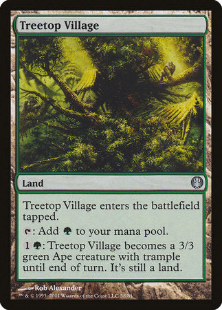 Treetop Village [Duel Decks: Knights vs. Dragons] | Good Games Cannington