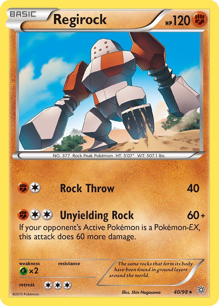 Regirock (40/98) (Theme Deck Exclusive) [XY: Ancient Origins] | Good Games Cannington