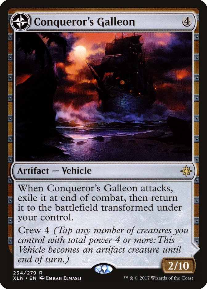 Conqueror's Galleon // Conqueror's Foothold [Ixalan] | Good Games Cannington