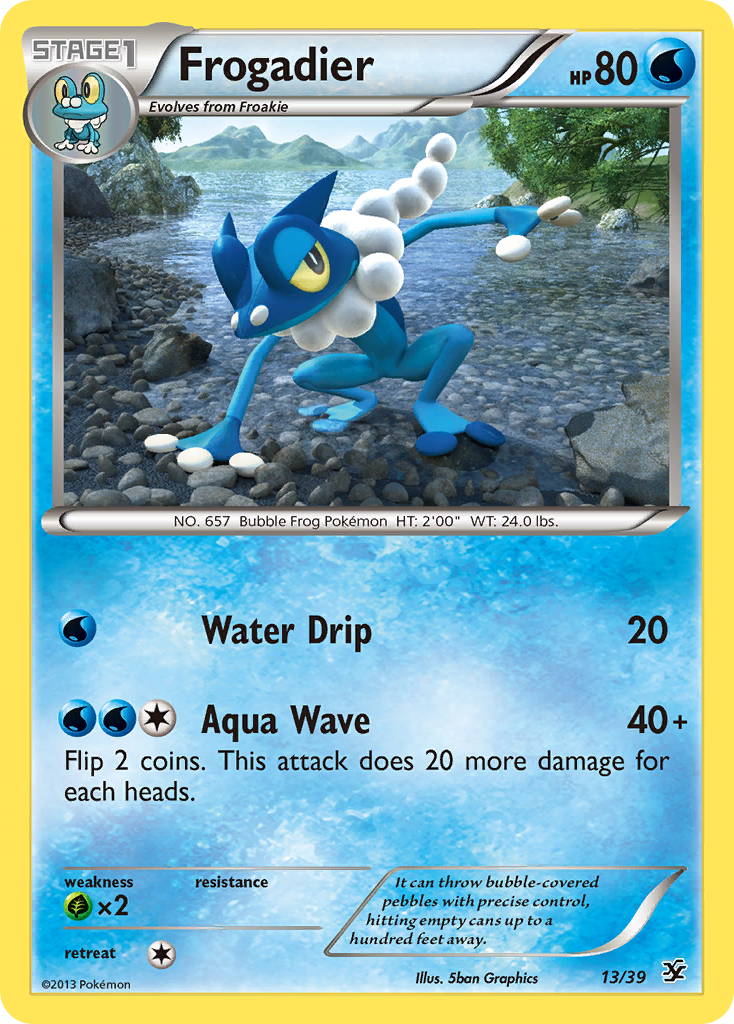 Frogadier (13/39) [XY: Kalos Starter Set] | Good Games Cannington