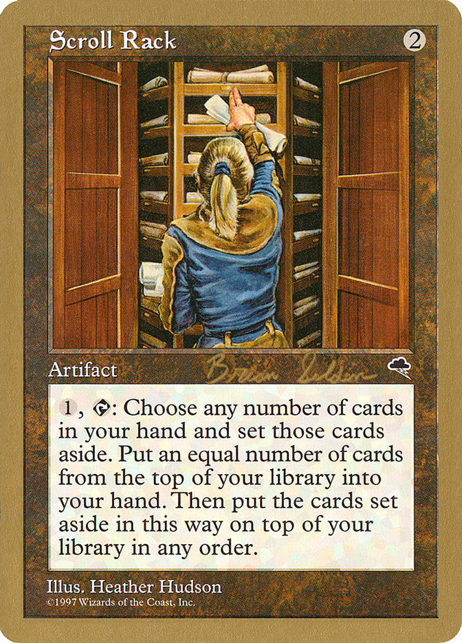 Scroll Rack (Brian Selden) [World Championship Decks 1998] | Good Games Cannington