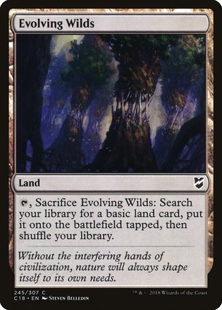 Evolving Wilds [Commander 2018] | Good Games Cannington