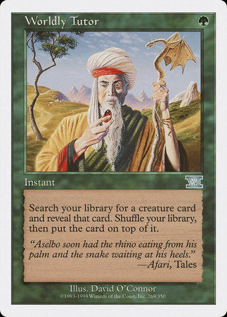 Worldly Tutor [Classic Sixth Edition] | Good Games Cannington