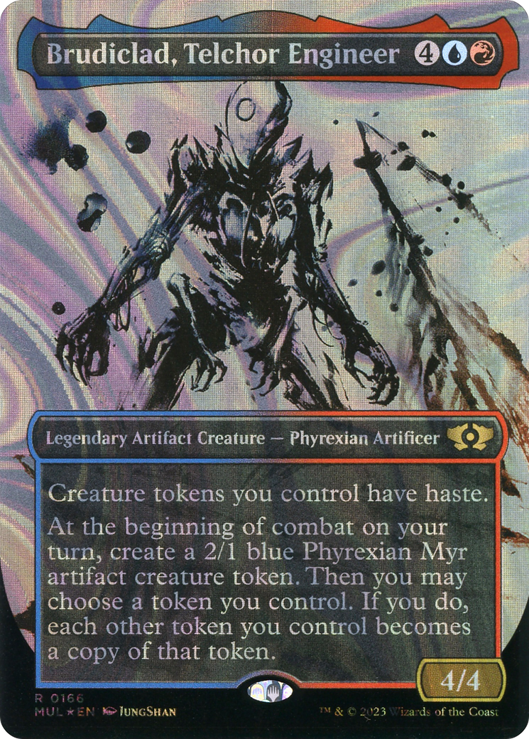 Brudiclad, Telchor Engineer (Halo Foil) [Multiverse Legends] | Good Games Cannington