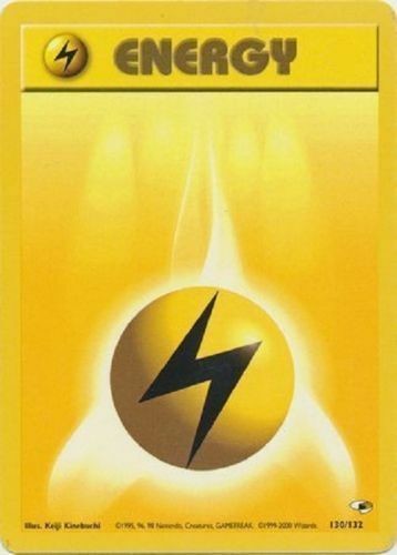 Lightning Energy (130/132) [Gym Heroes Unlimited] | Good Games Cannington