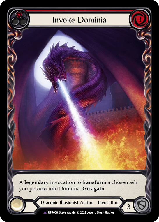 Invoke Dominia // Dominia (Marvel) [UPR008] (Uprising)  Cold Foil | Good Games Cannington